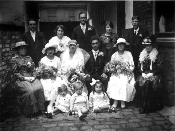 Horace & Annie Woodward wedding 1919