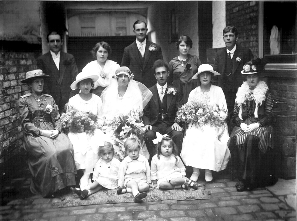 Horace & Annie Woodward wedding 1919