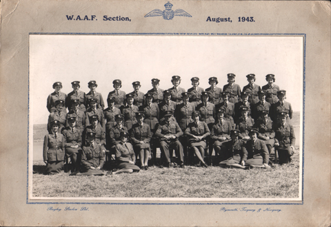 Vera Baker (later Woodward) at RAF St Morgan Cornwall (1943)